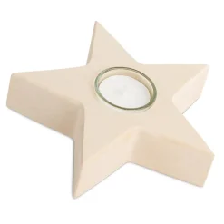 Waldfabrik Kerstcadeautjes|Decoratie^Sfeerlicht met Waxinelichthouder Hout Ster
