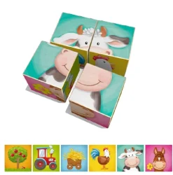 Weizenkorn Houten Puzzels^Blokkenpuzzel Boerderij Hout