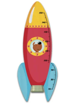 Weizenkorn Groeimeters^Groeimeter Raket met Hond Hout