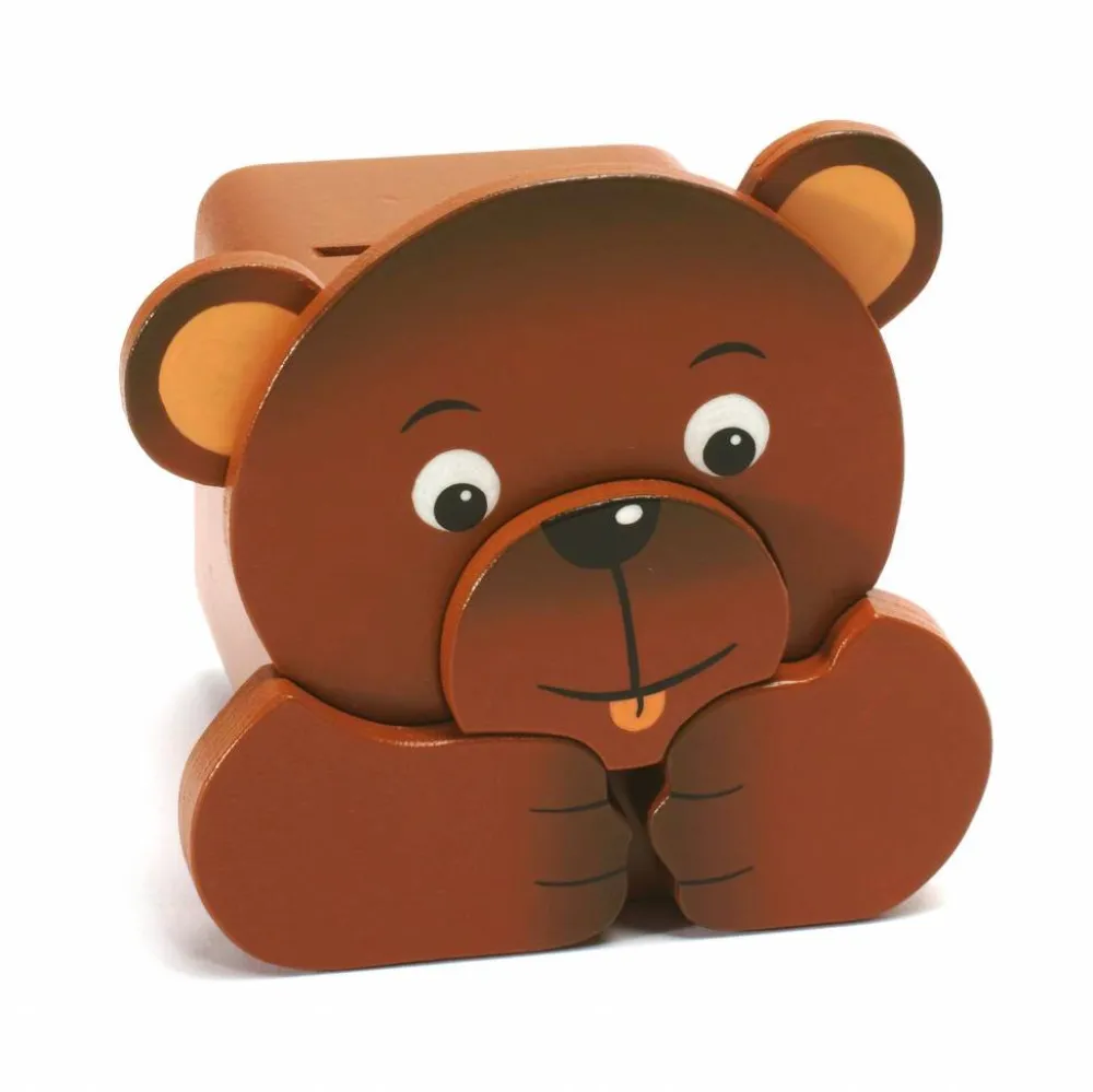 Weizenkorn Spaarpotten^Spaarpot 3D Beer Hout