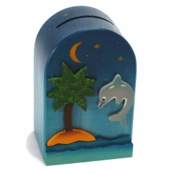 Weizenkorn Spaarpotten^Spaarpot 3D Dolfijn Hout