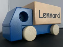 Weizenkorn Spaarpotten^Spaarpot Vrachtauto Hout