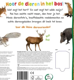 Veltman Uitgevers Voelboeken|Geluidenboeken^Welk dier hoor ik hier? In het bos