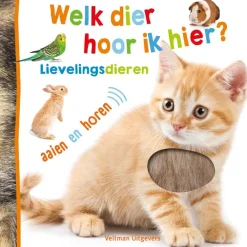 Veltman Uitgevers Geluidenboeken^Welk dier hoor ik hier? Lievelingsdieren