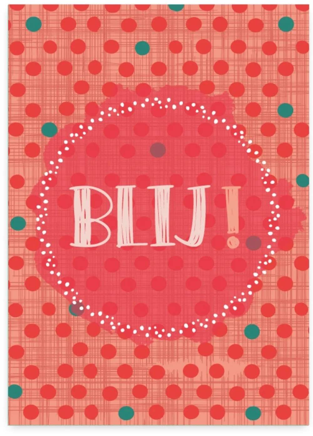 Pepermints Wenskaarten^Wenskaart Blij!