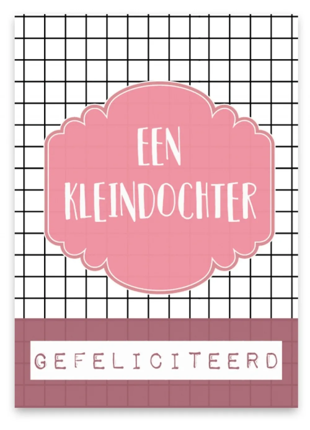 Pepermints Wenskaarten^Wenskaart Een Kleindochter Gefeliciteerd