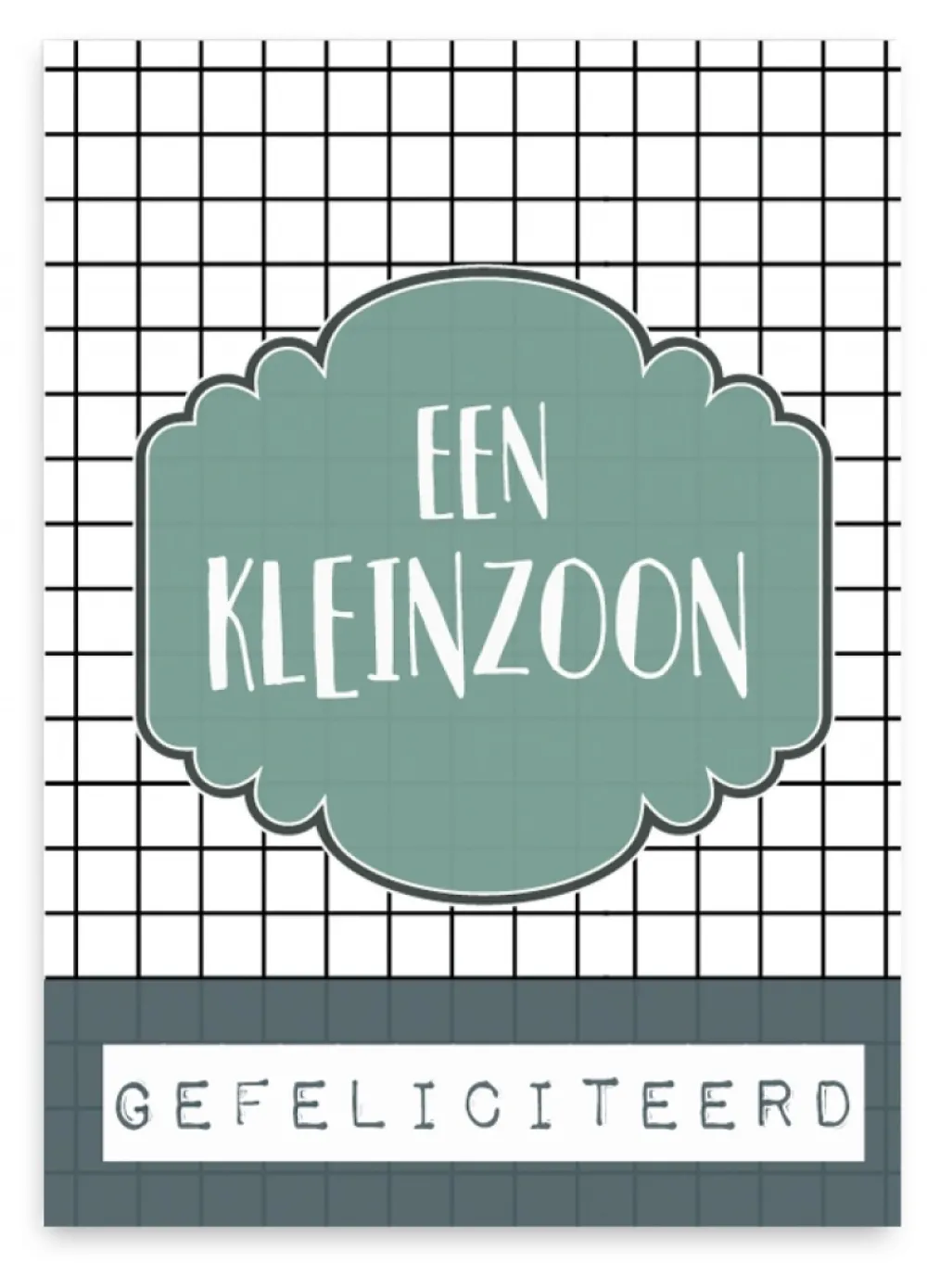 Pepermints Wenskaarten^Wenskaart Een Kleinzoon Gefeliciteerd