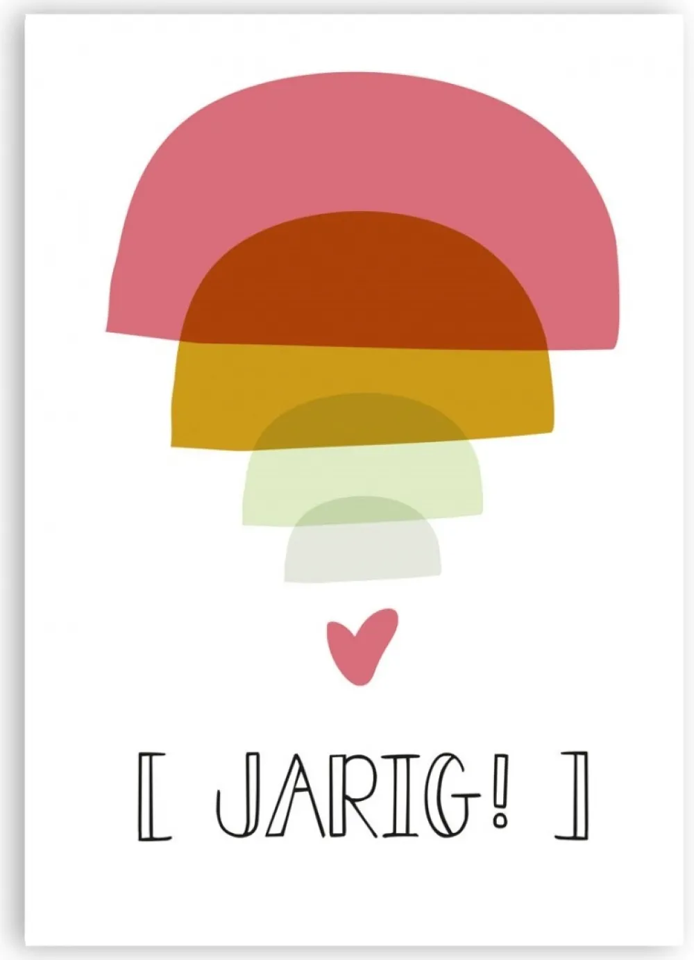 Pepermints Wenskaarten^Wenskaart Jarig!