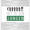 Pepermints Wenskaarten^Wenskaart Ohhhhh!! Het is een Jongen