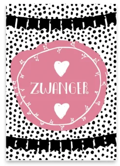 Pepermints Wenskaarten^Wenskaart Zwanger