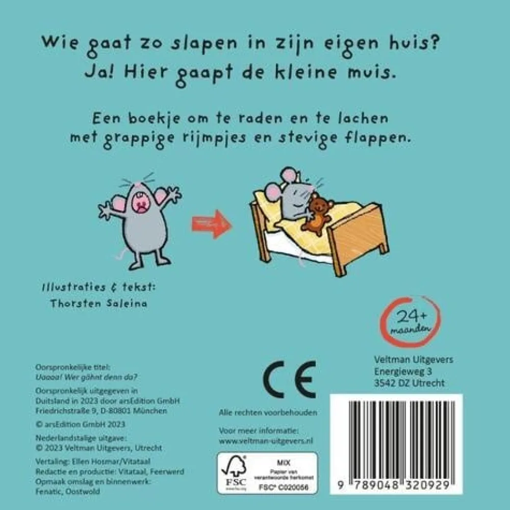 Veltman Uitgevers Prentenboeken|Bekijk Alles^Wie is moe en moet naar bed toe?