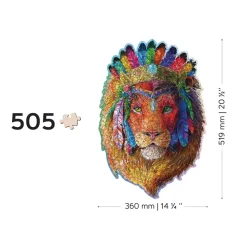 Wooden City Houten Puzzels^Puzzel Hout Mystic Lion 505pcs