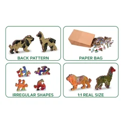 Wooden City Houten Puzzels^Puzzel Hout Mystic Lion 505pcs