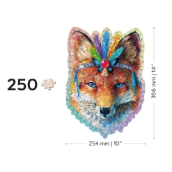 Wooden City Houten Puzzels^Puzzel Hout Mystic Fox 250pcs