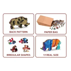 Wooden City Houten Puzzels^Puzzel Hout Mystic Fox 250pcs