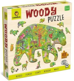 Woody Houten Puzzels^Houten Puzzel Speelset Bos