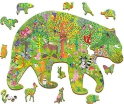 Woody Houten Puzzels^Houten Puzzel Speelset Bos