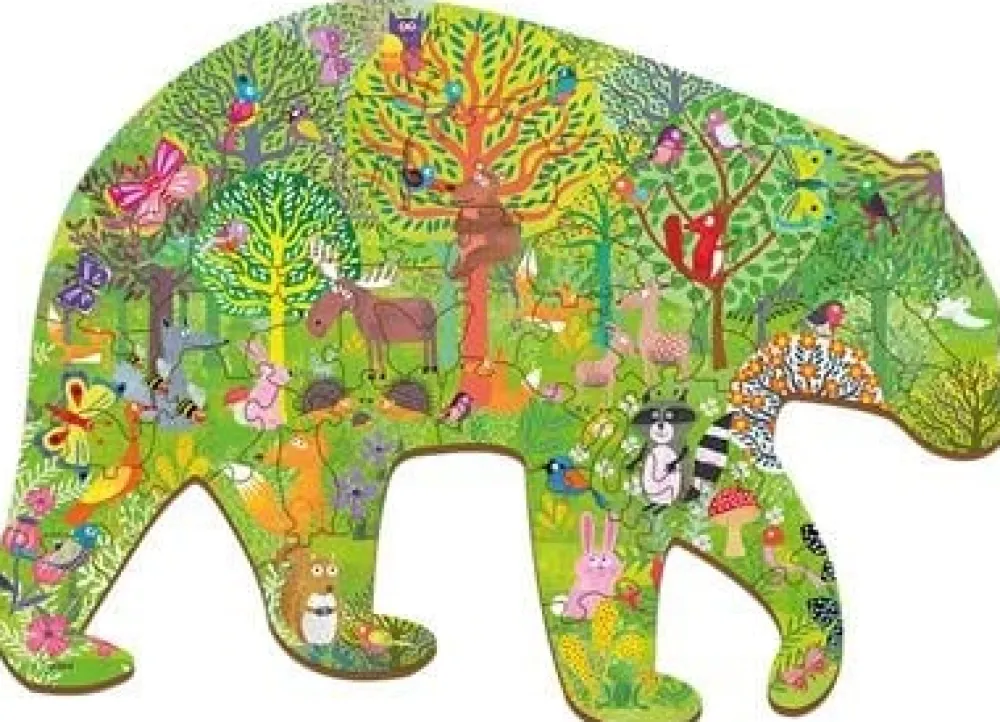 Woody Houten Puzzels^Houten Puzzel Speelset Bos