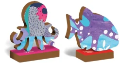 Woody Houten Puzzels^Houten Puzzel Speelset Oceaan