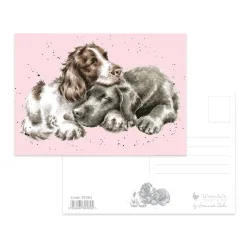 Wrendale Designs Wenskaarten^Growing Old Together Postcard - Dog