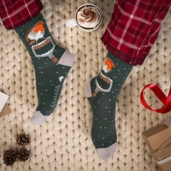 Wrendale Designs Kleine Cadeaus|Kerstcadeautjes^Kerstsokken Man A Little Red Robin