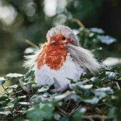 Wrendale Designs Wrendale Designs^Knuffel Vogel Roodborstje Medium 16cm