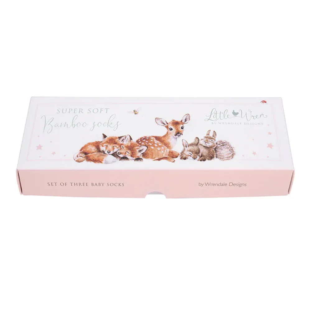 Wrendale Designs Kinderkleding|Kraamcadeaus^Little Forest Baby Socks Set - 6-12 Months