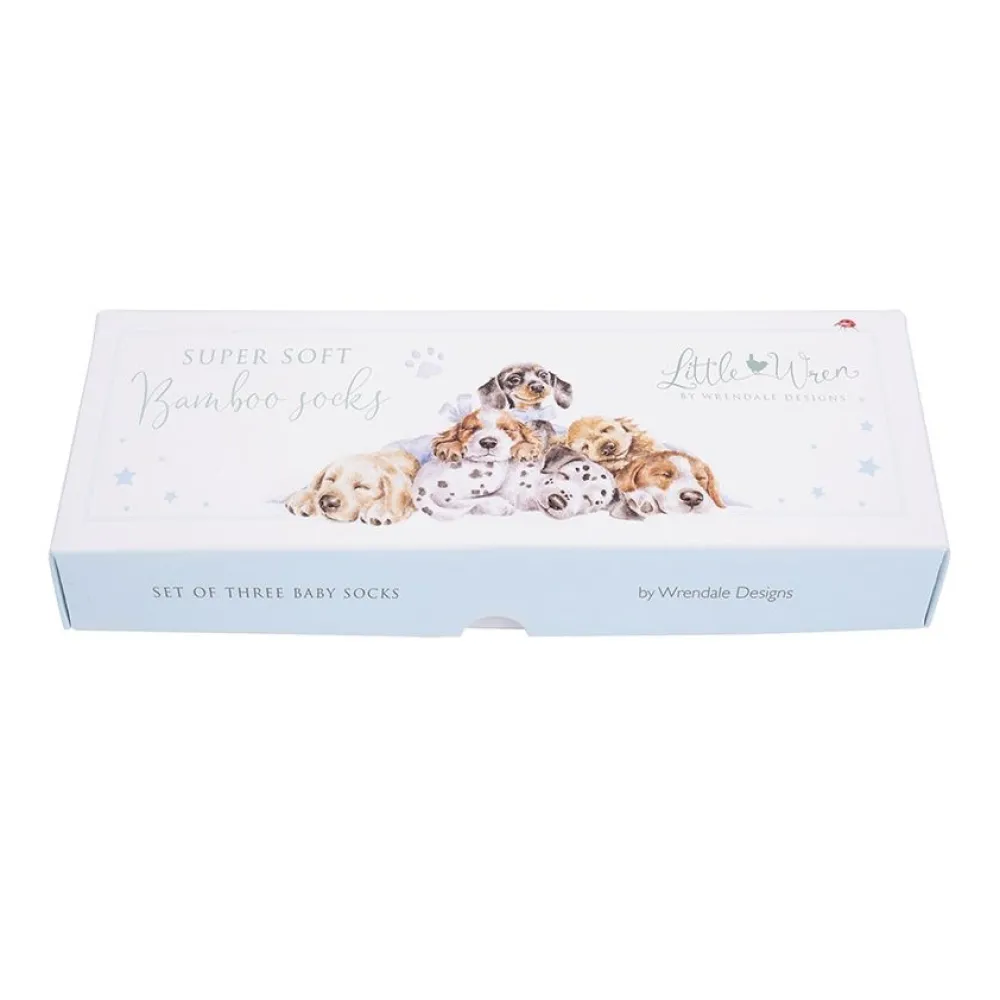 Wrendale Designs Kraamcadeaus^Little Paws Baby Socks Set - 6-12 Months