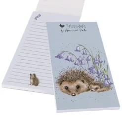 Wrendale Designs Kleine Cadeaus^Magnetisch Notitieblokje Egel Love and Hedgehugs