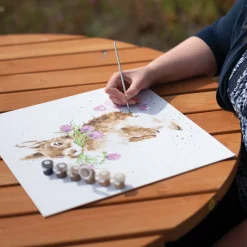 Wrendale Designs Creatief^Paint by Numbers - Head Clover Heels (Rabbit)