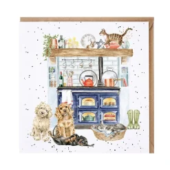 Wrendale Designs Wenskaarten^Wenskaart Country Kitchen