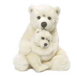 WWF WWF Knuffels^Knuffel Polar Beer Moeder en Kind 28 cm