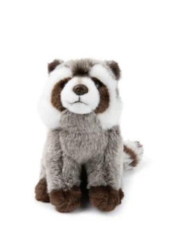 WWF WWF Knuffels^Knuffel Raccoon Black White 23 cm