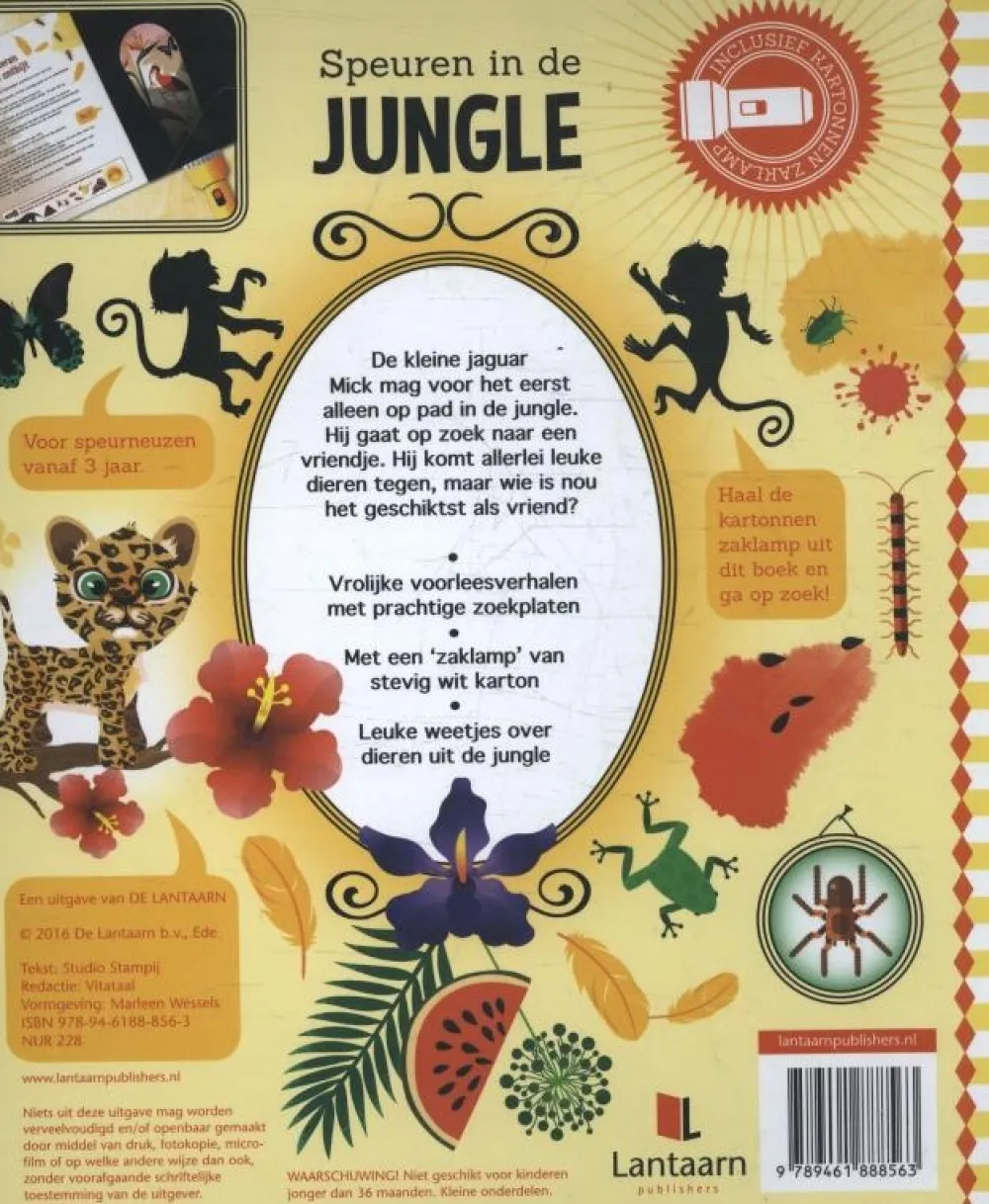 De Lantaarn Educatieve Boeken^Zaklampboek Speuren in de Jungle