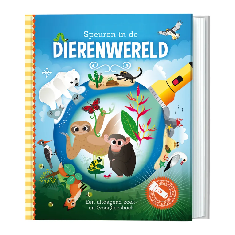 De Lantaarn Bekijk Alles^Zaklampboek Speuren in de dierenwereld