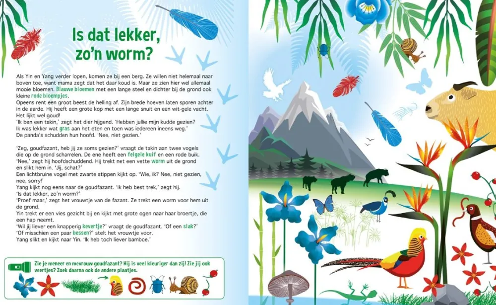 De Lantaarn Bekijk Alles^Zaklampboek Speuren in het pandabos