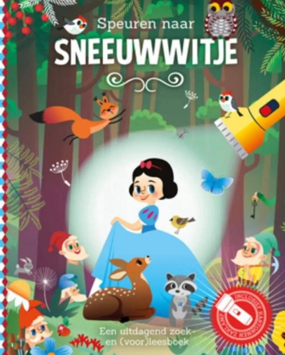 De Lantaarn Bekijk Alles^Zaklampboek Speuren naar Sneeuwwitje