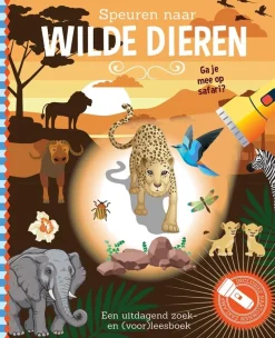 De Lantaarn Bekijk Alles^Zaklampboek Speuren naar wilde dieren