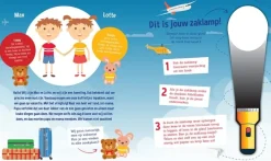 De Lantaarn Bekijk Alles^Zaklampboek Voor het eerst met het vliegtuig