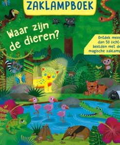 Houtendiershop Prentenboeken|Bekijk Alles^Zaklampboek Waar zijn de dieren?