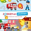 Ballon Kids Educatieve Boeken^Zoeken en plakken Politie en Brandweer